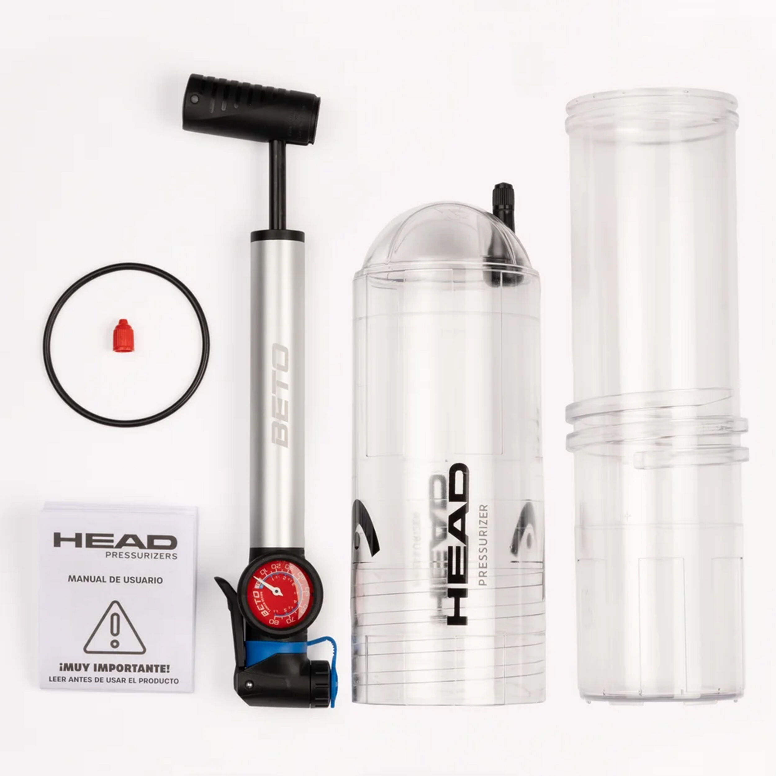 HEAD X4 Pump Générateur D'air Comprimé - Transparent
