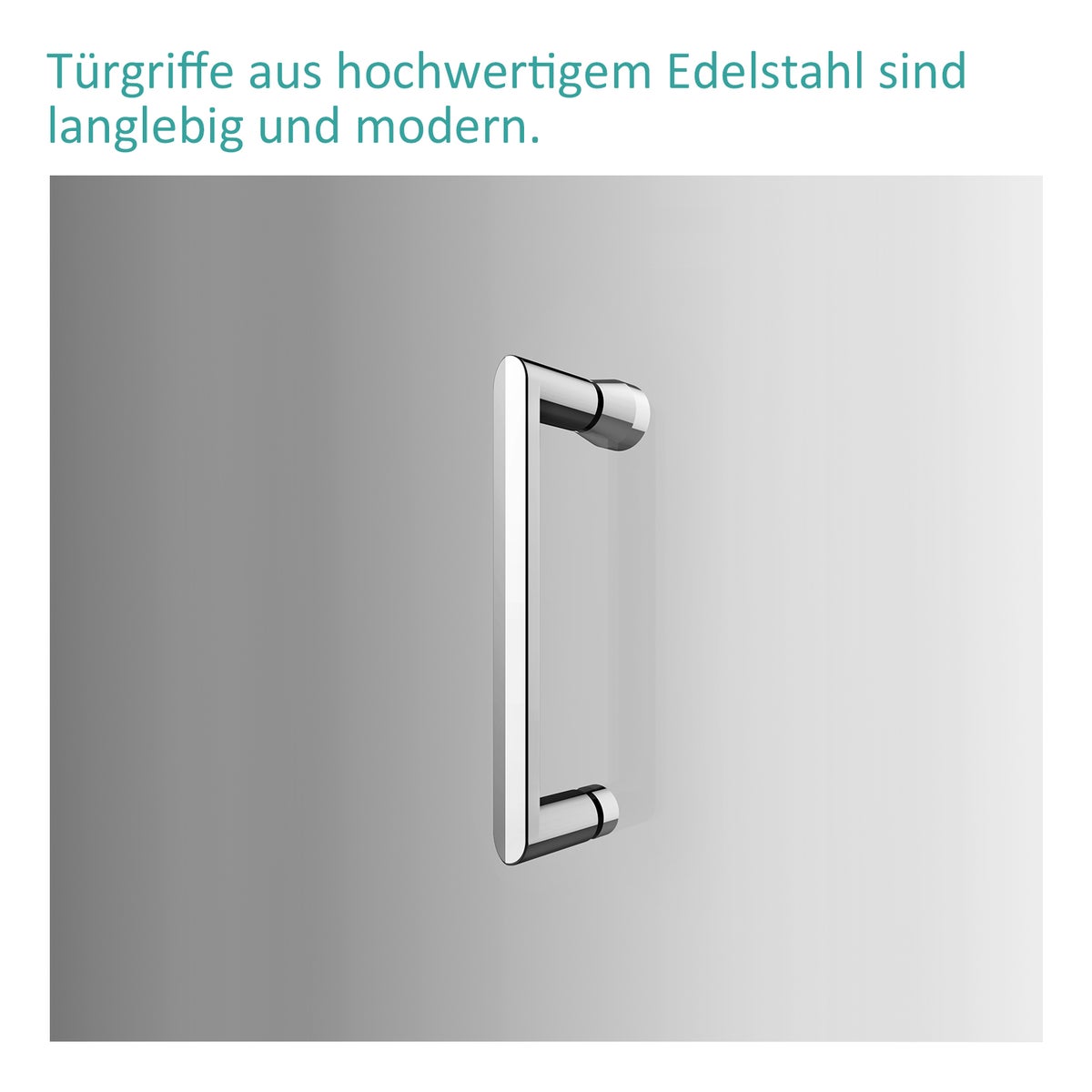 EMKE Hoekdouches, Douchecabine met hoekinstap, Douchescherm, Douchewand met scharnierdeur, Douchedeur met draaideur en zijpaneel, 90x90cm, Hoogte 185cm
