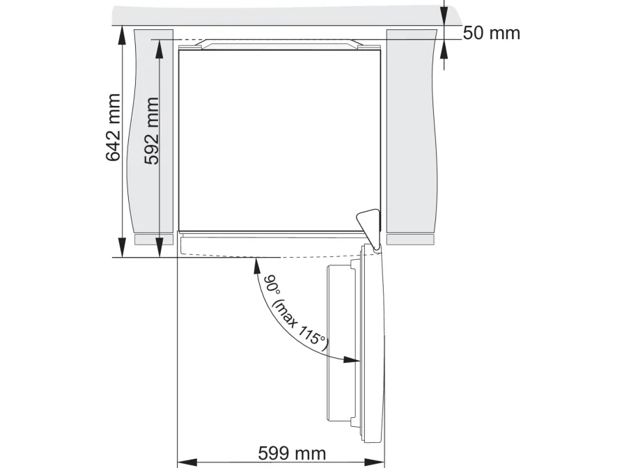 Gorenje NRK6192ABK4 - Køleskab/fryser - bund-fryser - bredde: 60 cm - dybde: 59.2 cm - højde: 185 cm - 300 liter - Klasse E - sort