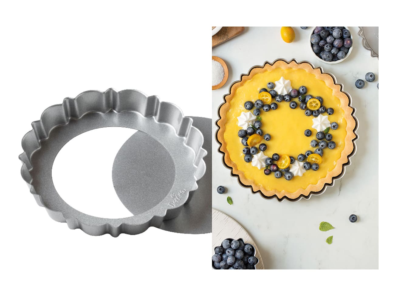 Moule à tarte rond - design - Ø 25 cm - Decora