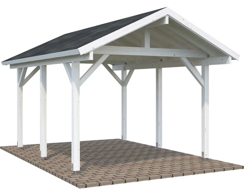 Enkele carport Palmako Robert 11,7 m² 359 x 510 cm wit