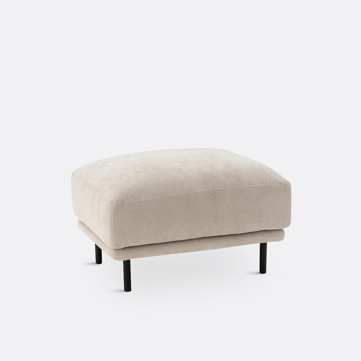 LA REDOUTE INTERIORS<br>Puf em tecido texturizado, Victor
