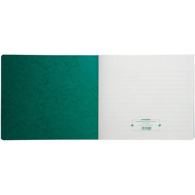 Piqûre 27x32cm à tête paresseuse 11 colonnes sur 1 page - 28 lignes - 80 pages - Couleurs assorties