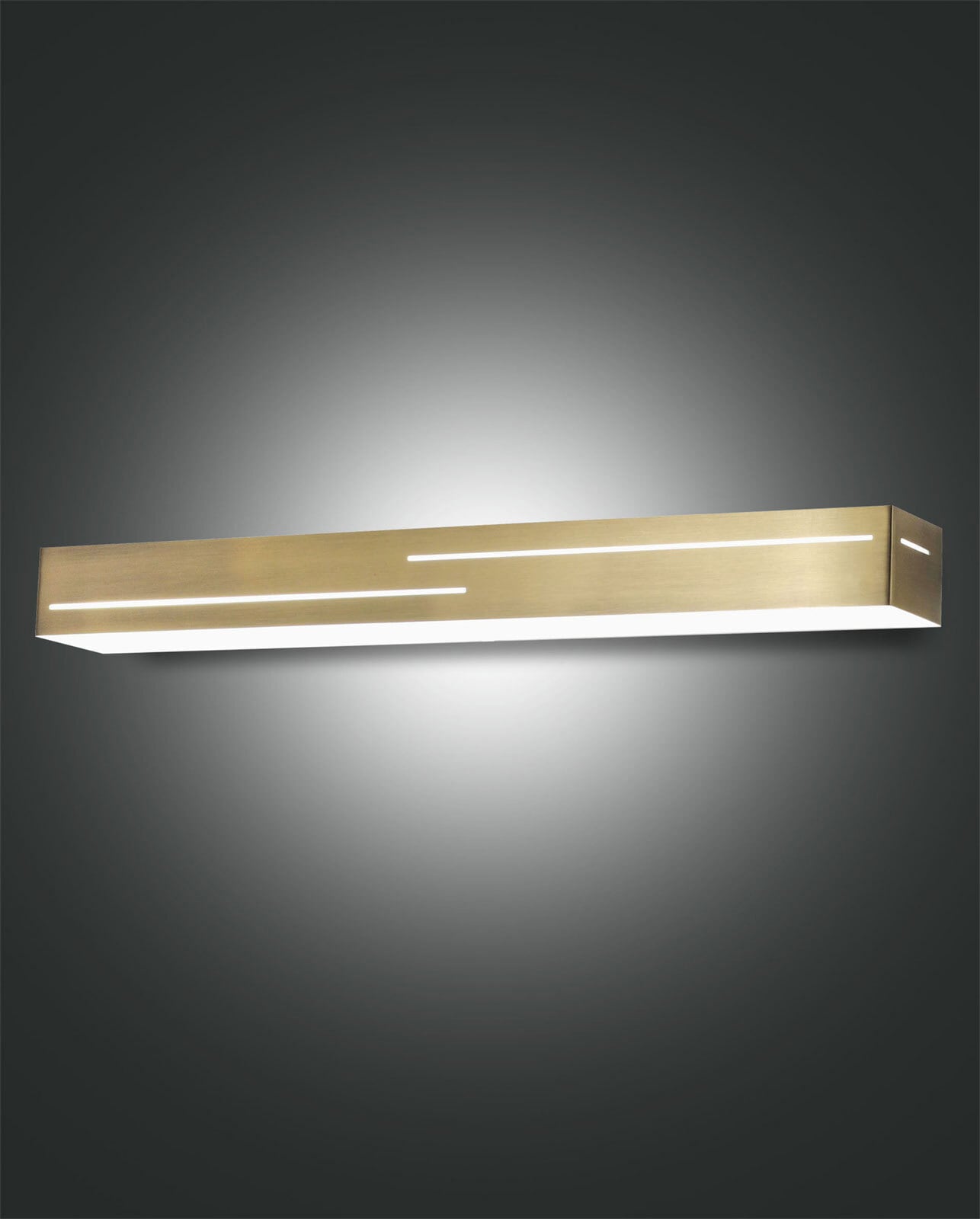 FABAS LUCE LED Wandleuchte BANNY 50 cm messingfarbig