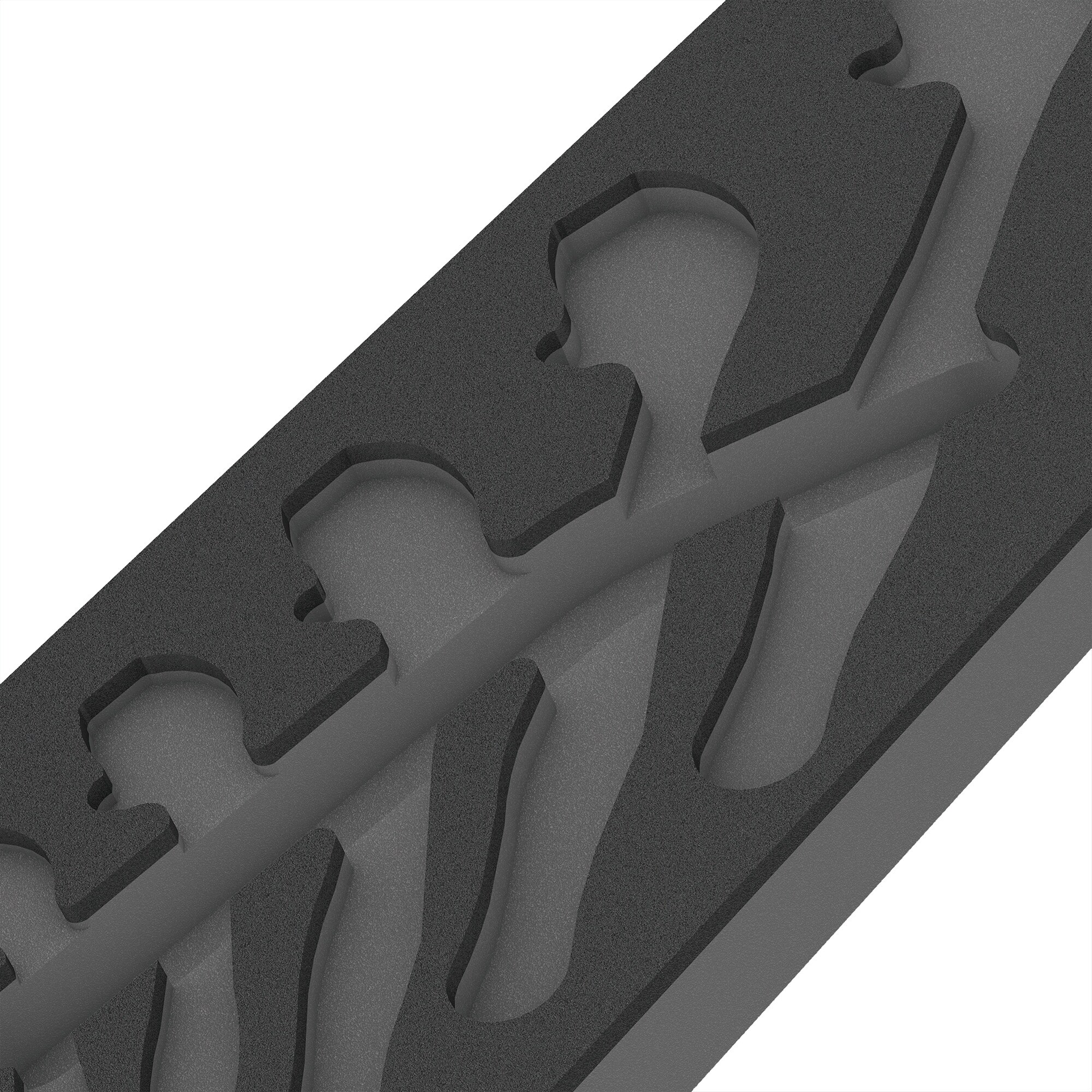 Wera Einlage 9832 Schaumstoffeinlage für 6004 Joker Set 1, leer