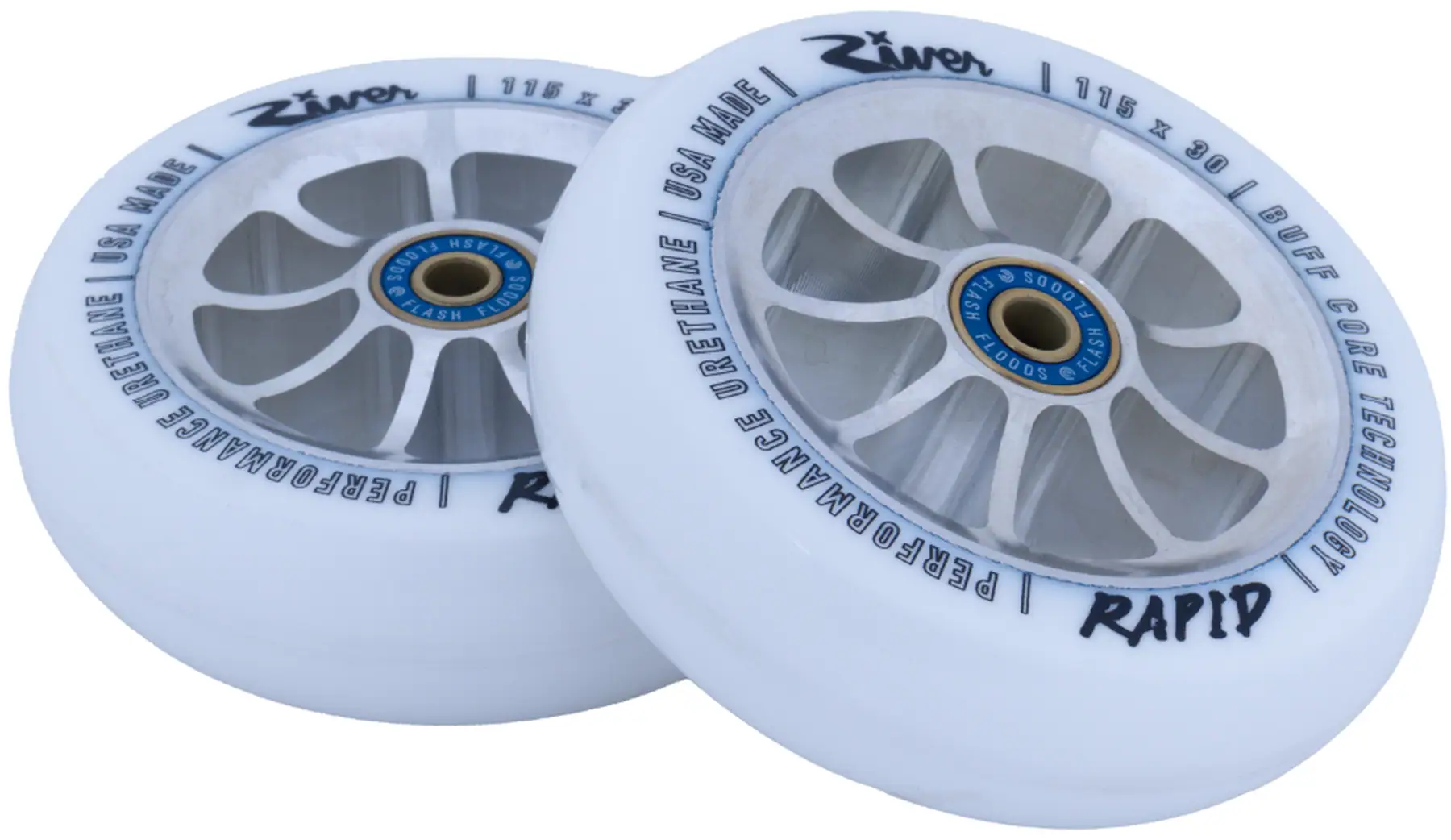River 115 Rapid Hjul Til Løbehjul 2-Pak | SkatePro