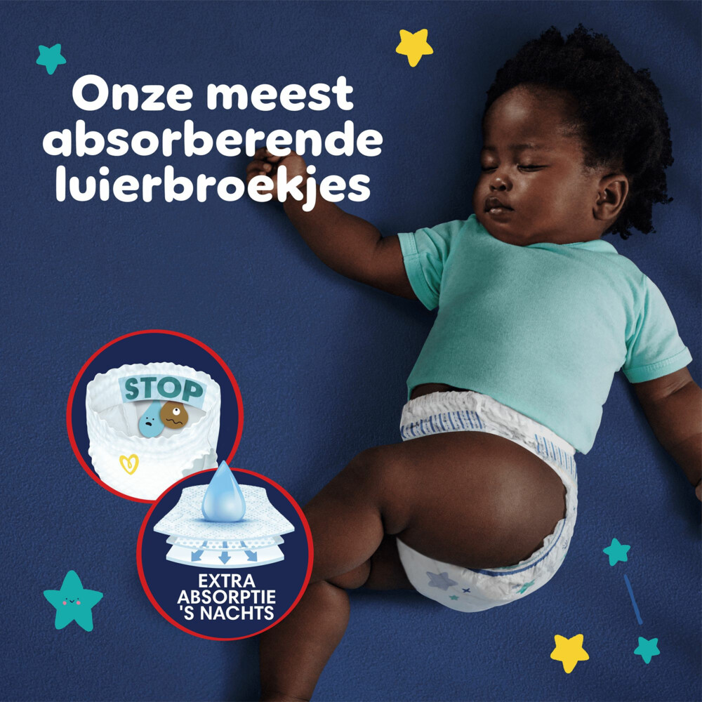 Pampers Baby Dry Night Pants Luierbroekjes Maat 4 (9kg-15kg)180 stuks