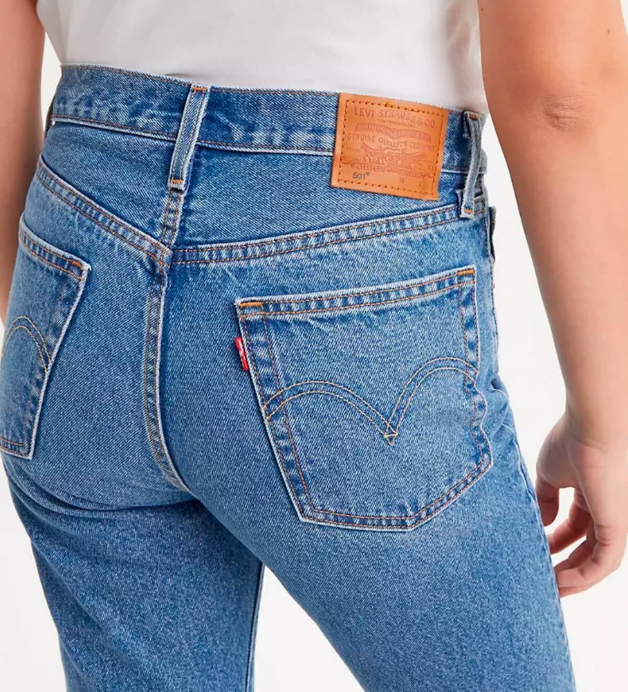 Calça jeans Levi's 501 Crop azul