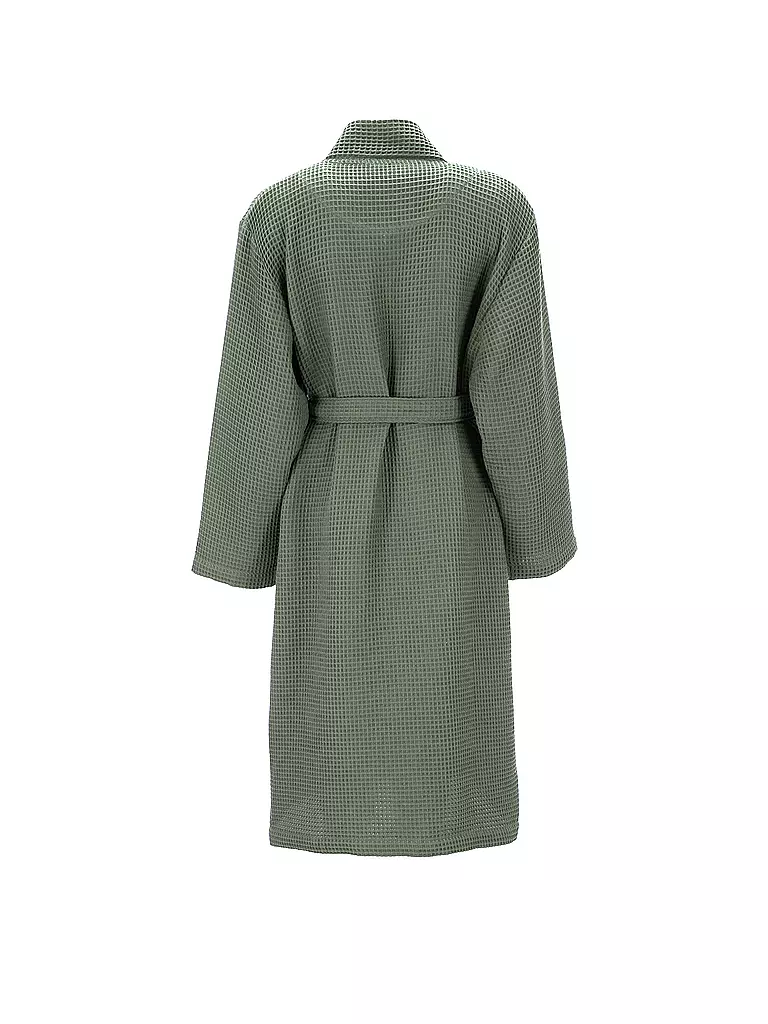 VOSSEN Unisex Bademantel  SIAM Detox Green dunkelgrün
