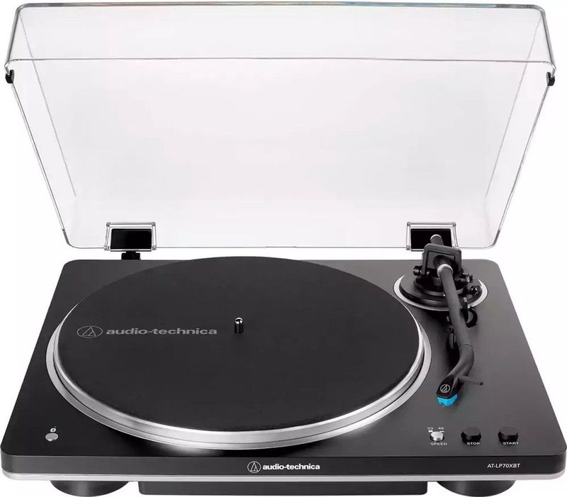 Audio-Technica AT-LP70XBT - Platenspeler - Zwart - Draadloze Bluetooth