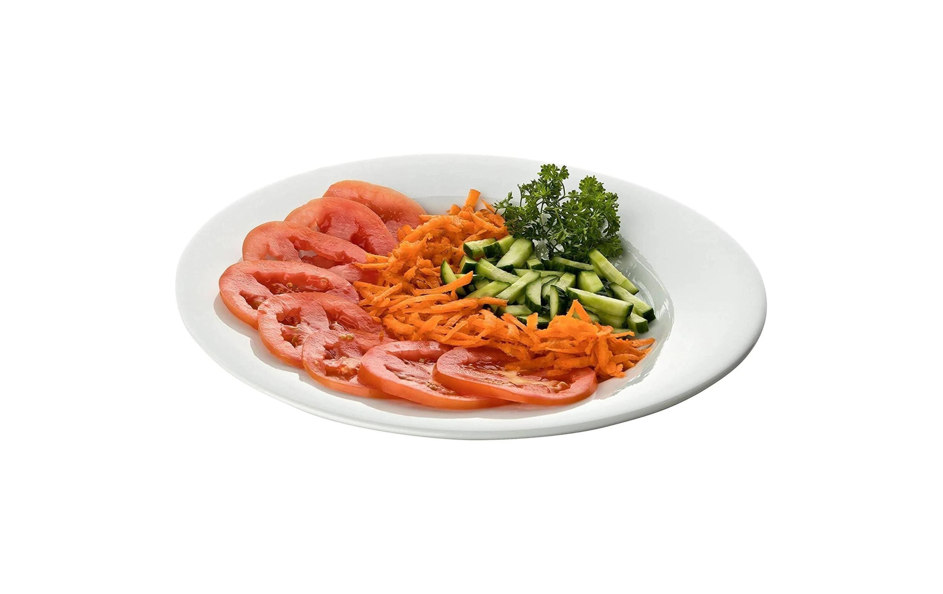 Multifunktionsreibe WeissMultifunktionale Küchenreibe mit 5 Einsätzen und Edelstahlmessern