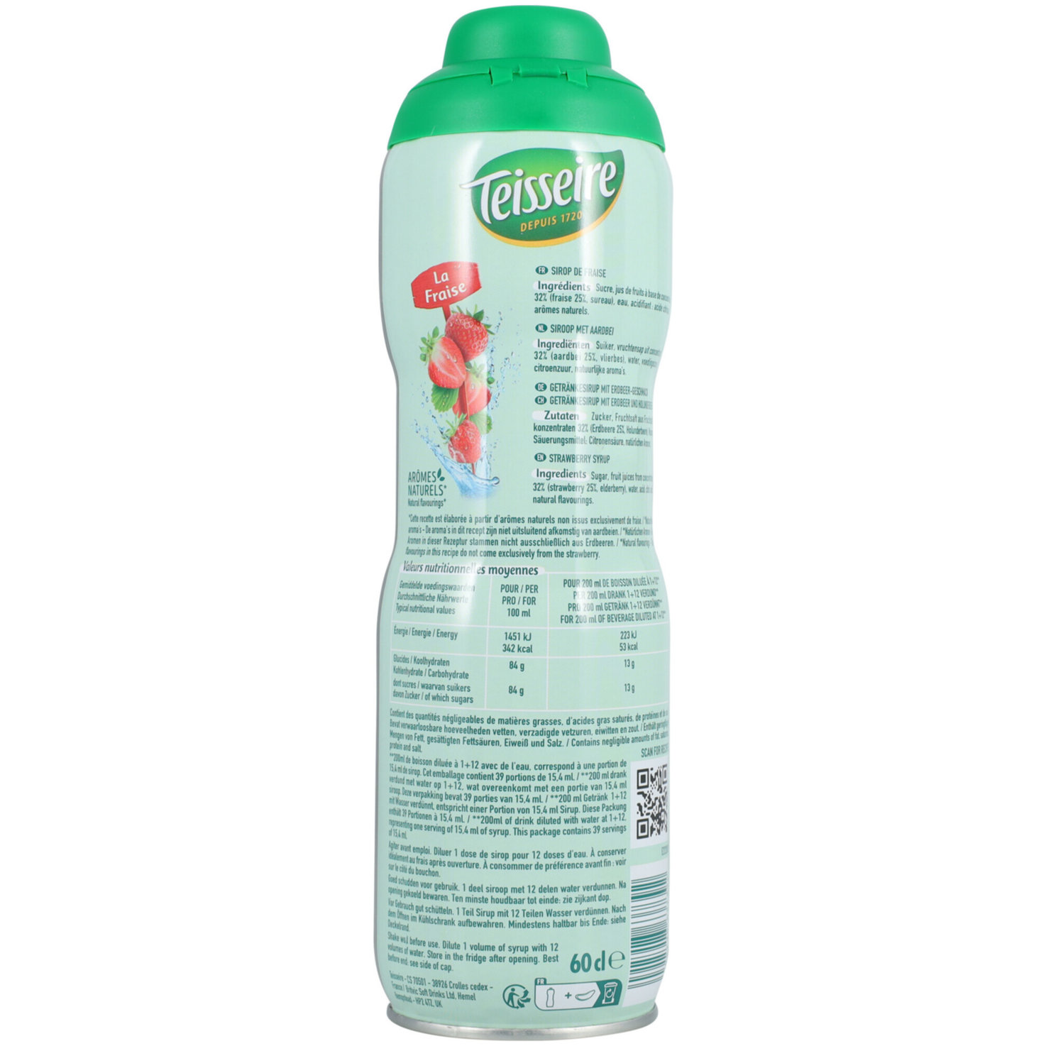 Teisseire Erdbeer-Sirup -60cl