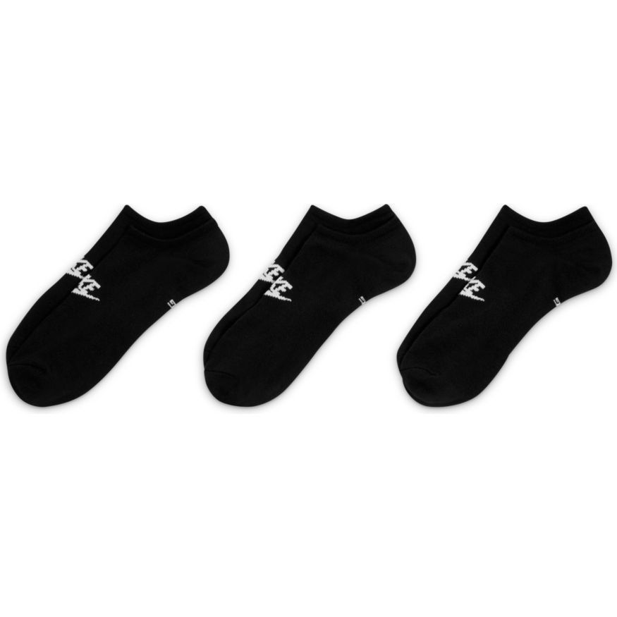 Nike Chaussettes NSW Everyday Essential No-Show Pack de 3 - Noir/Blanc