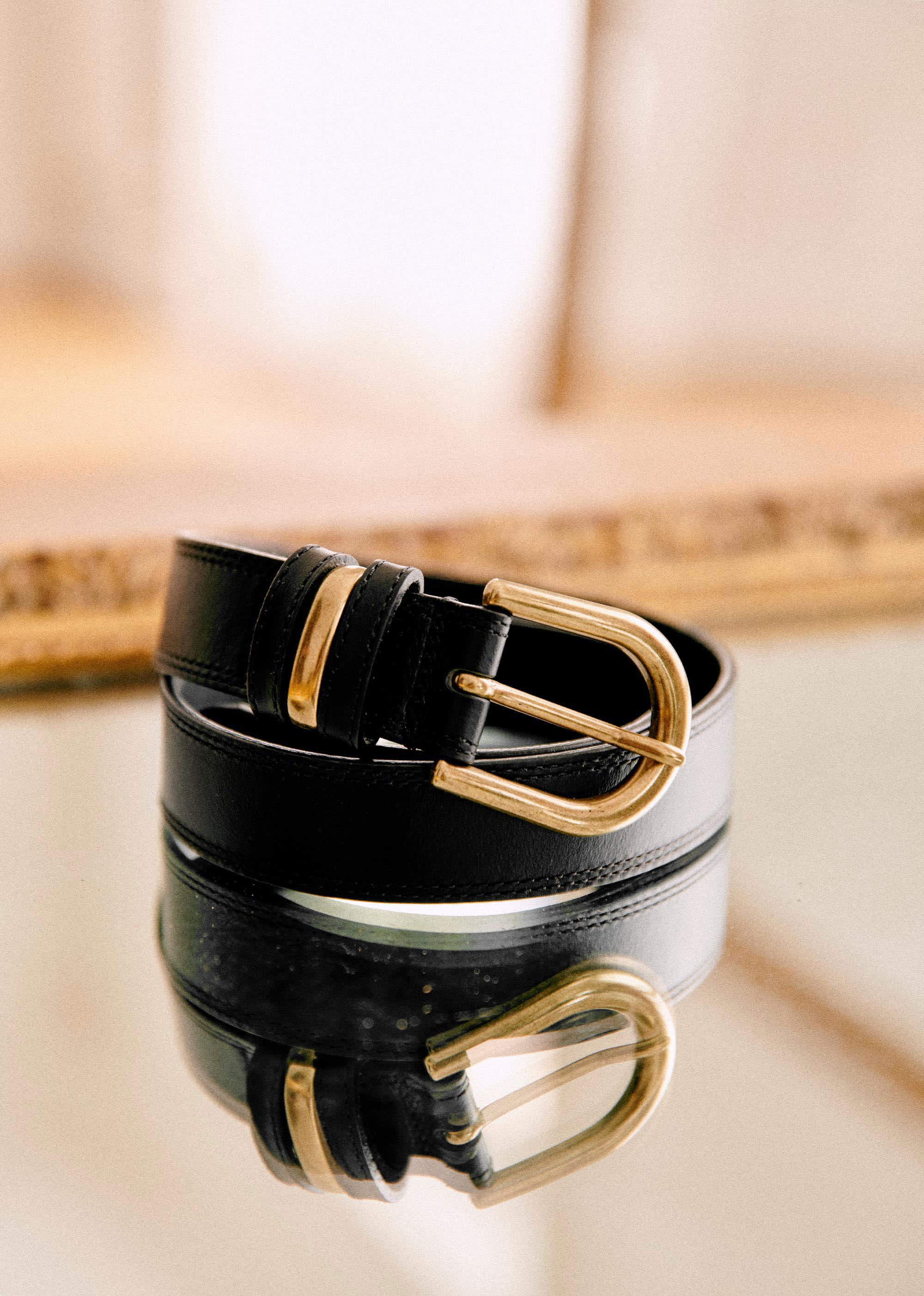 Ceinture Taylor - Noir Lisse Heritage - E-SHOP/CEINTURES 5905912