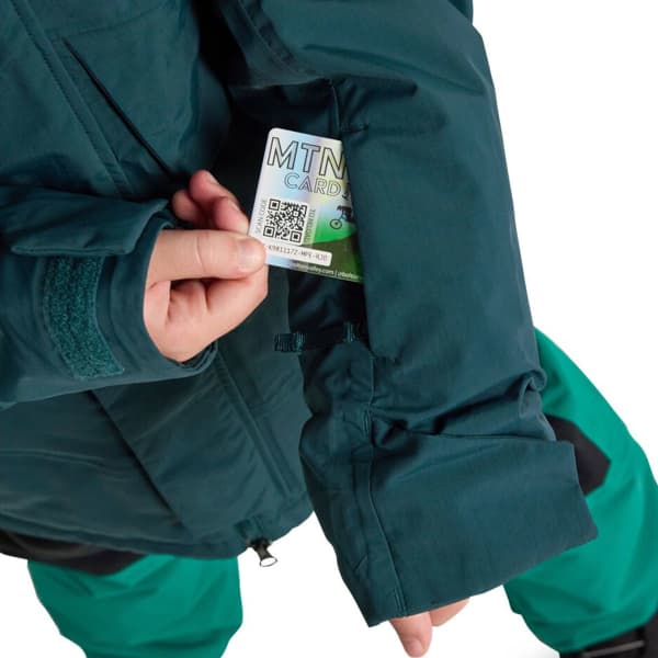 Veste snowboard BURTON KD ASCUTNEY JACKET DEEP EMERALD