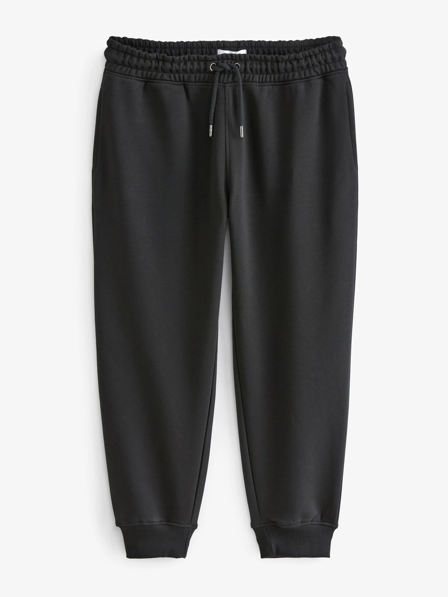 Zwart/marineblauw - Verpakking van 2 slim-fit jersey joggingbroeken met hoog katoengehalte