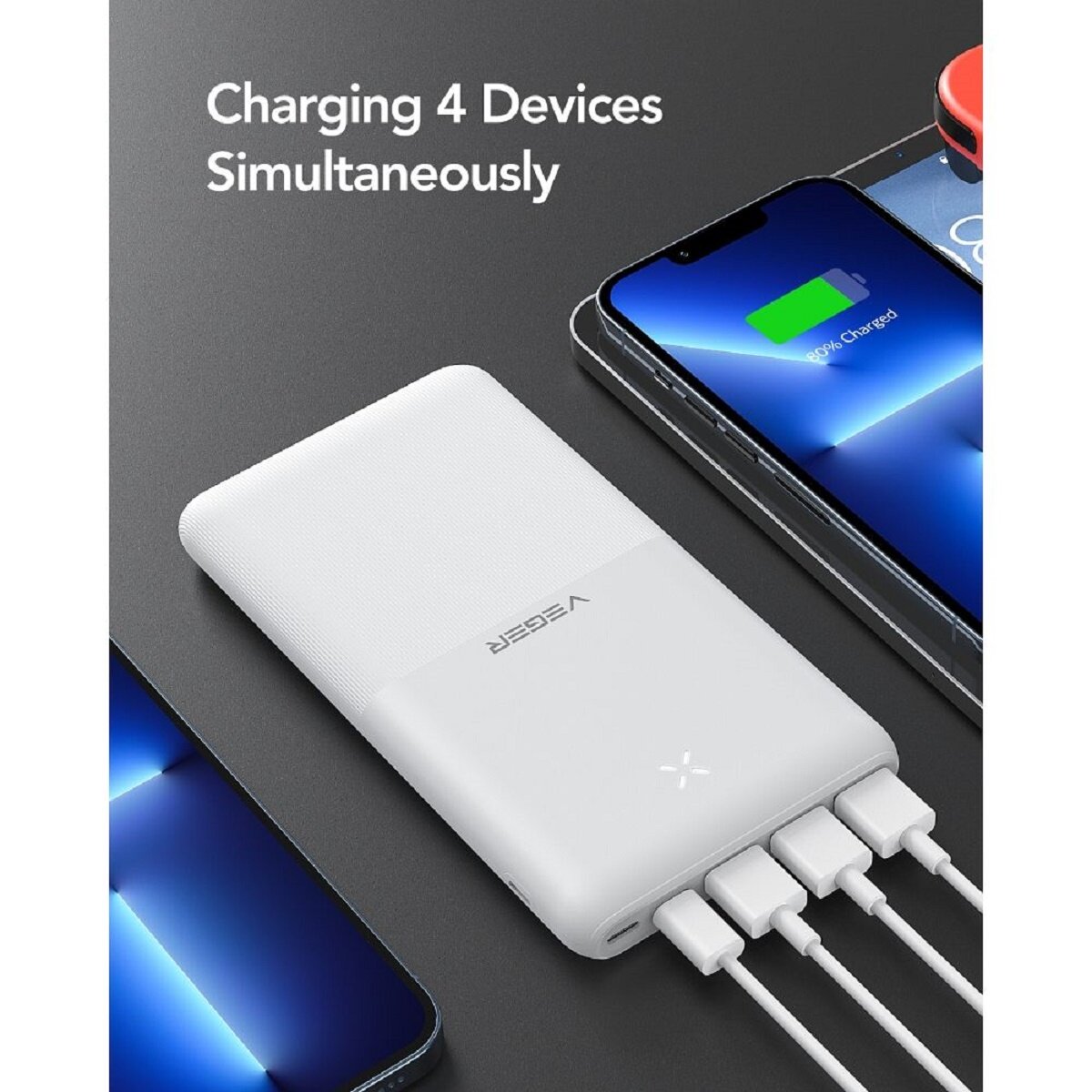 Power Bank S22 - 20 000mAh LCD Quick Charge PD 20W Micro-USB