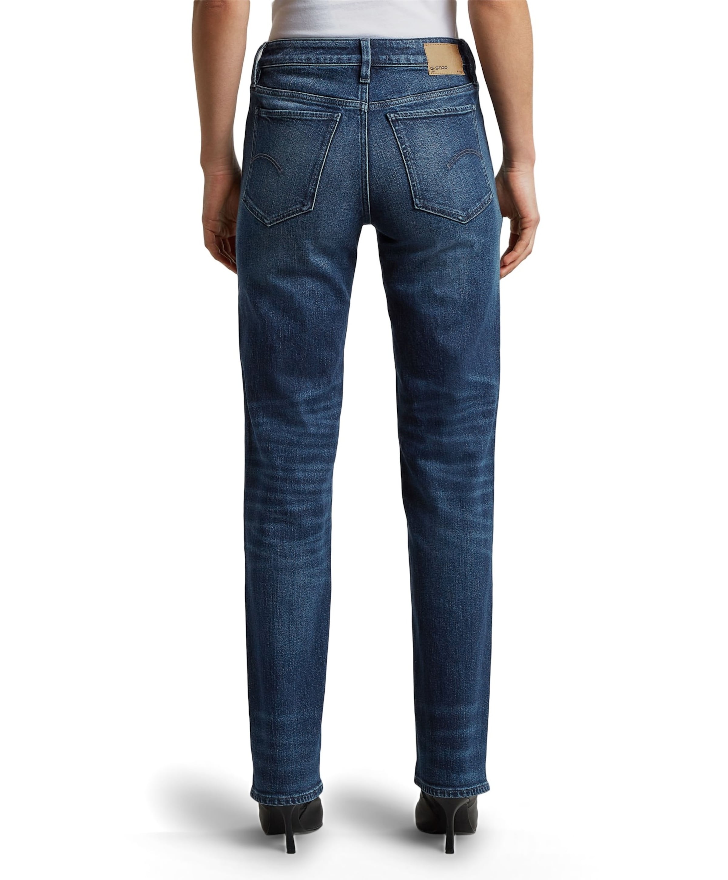 G-Star Raw G-Straight Wmn dames jeans blauw
