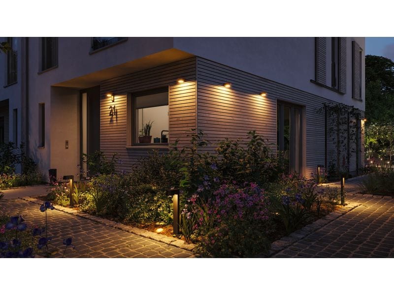 Paulmann LED Pollerleuchte Capea 230 V Anthrazit Insektenfreundliche Leuchte