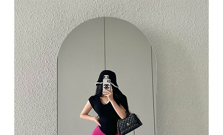 RainGirl - Hoge taille effen hotpants