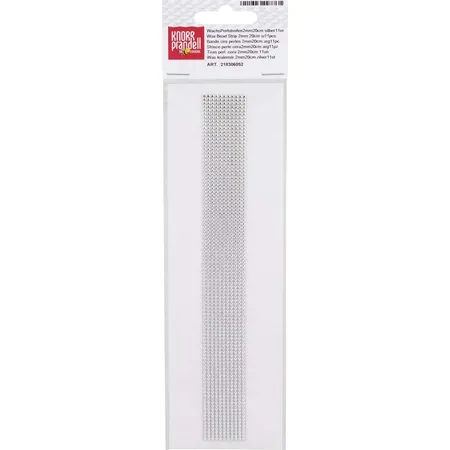 Knorr Prandell Verzierwachs-Perlstreifen - Silber, 20 cm, 11 Stück