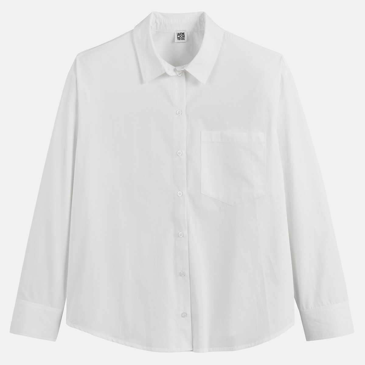 COLEÇÕES LA REDOUTE<br>Camisa de algodão folgada, estampa exclusiva MARLENE