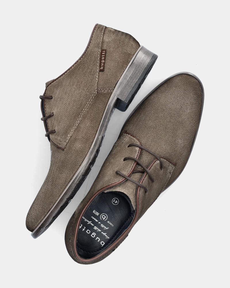 Bugatti Licio Lage nette schoenen  - taupe