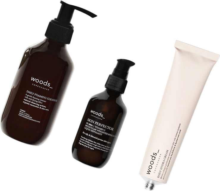 Woods Copenhagen Gift set - Daily Facial Routine