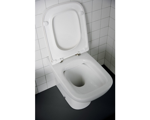 Ideal Standard i.life Een staand toilet, randloos, glanzend wit, zonder toiletzitting, T452501