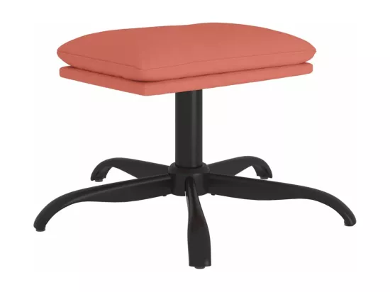 Repose-pied Rose 60x60x36 cm Velours