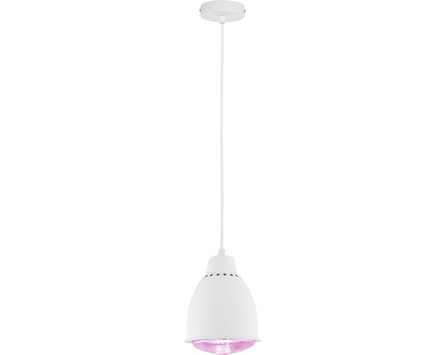 Plantenlamp, 1-lamp, HxØ 180x14,5 cm, wit