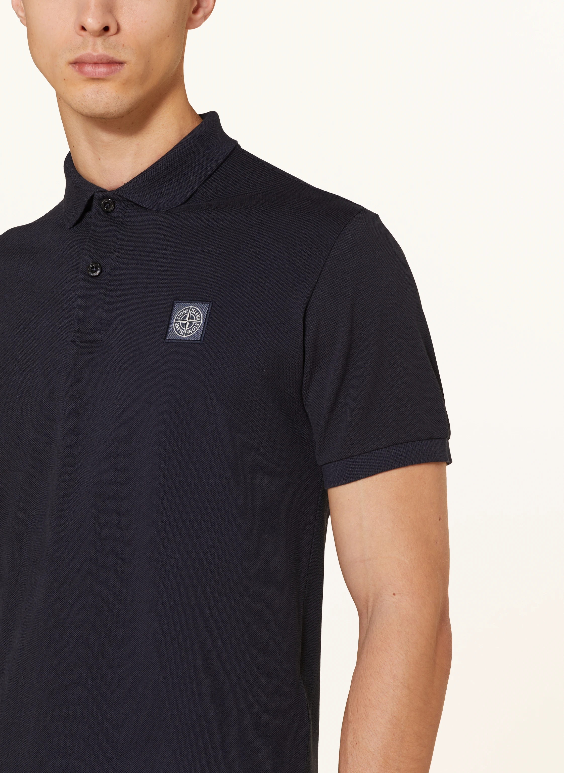 STONE ISLAND Piqué-Poloshirt Regular Fit