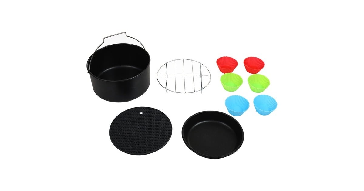 Princess182011 Accessoire set 3.2 L Aerofryer  (Zwart/zilver)