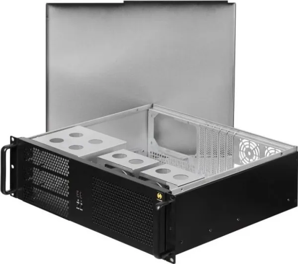 Netrack Server Case - Rack-monterbar 3U - ATX - sort - USB