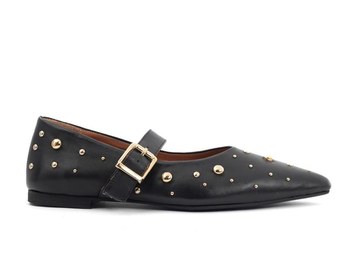 Babouche G-Celina-1 zwart