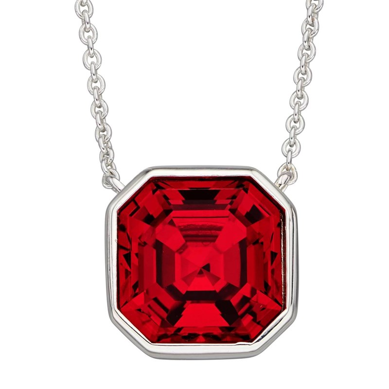 Collier cristal en argent 925/1000