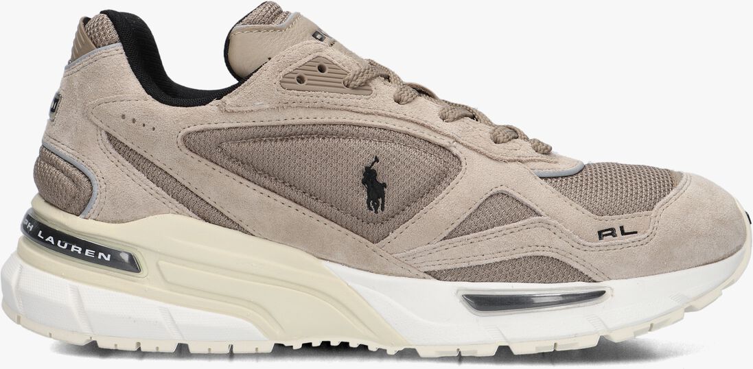 beige polo ralph lauren lage sneakers trackstr 275 low top lace