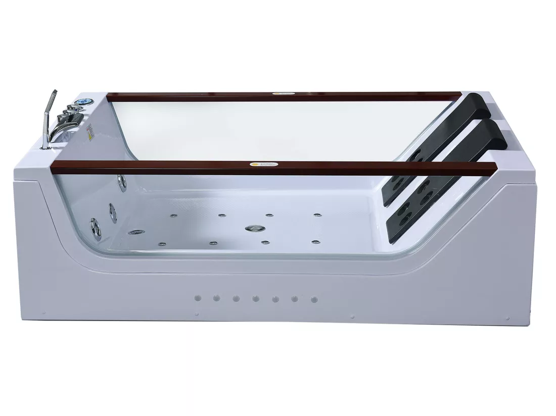 Baignoire hydromassage pour 2 personnes 180 X 120 cm 18 jets – Pearl
