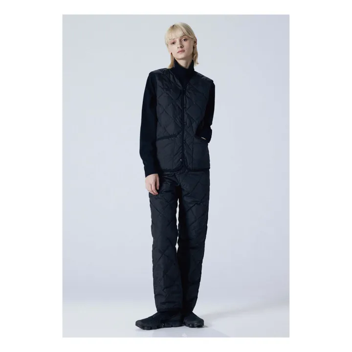 Taion Veste Zippée Sans Manches Matelassée Military Unisexe | Bleu marine