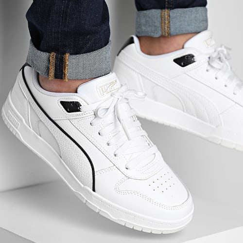 Baskets RBD Game Low 386373 Puma White Puma Black Gold