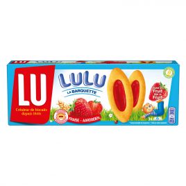 LU Lulu koekjes barguette met aardbei