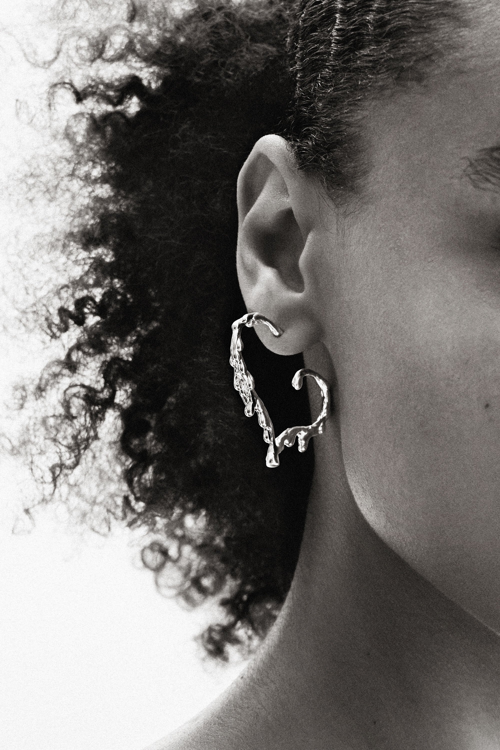 Boucles d'oreilles cœur plaquées or Zalio
