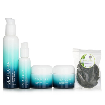 Seaflora Conjunto antienvelhecimento gracioso para cuidados com a pele Thalasso orgânico  5pcs