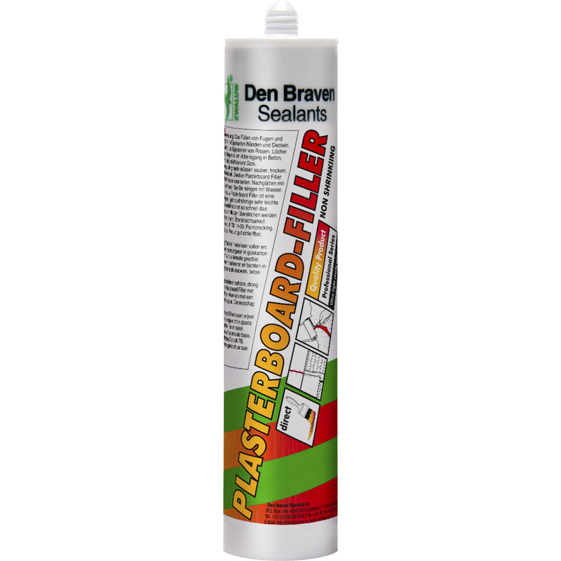 Zwaluw gipsplaatvuller Koker 310ml wit