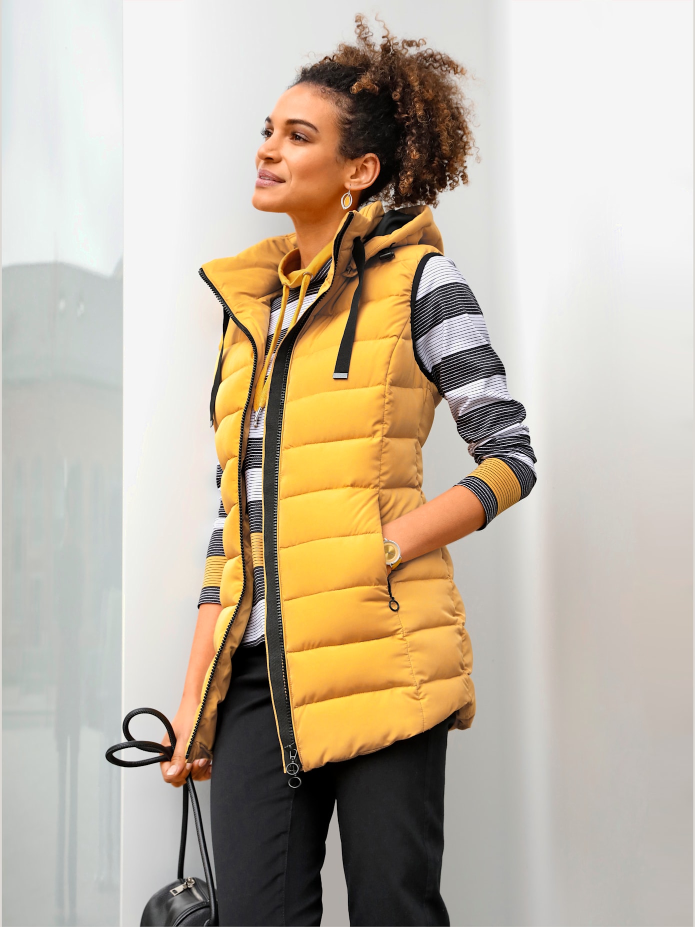 Gilet matelassé matelassage affinant