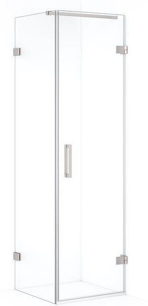 Diamond Douchecabine | 60x50 cm Rvs Helder glas Draaideur Rechthoek