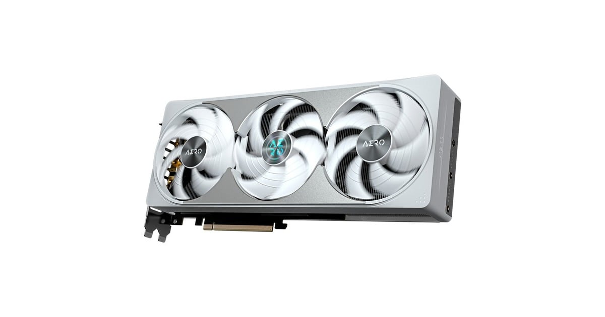 GIGABYTEGeForce RTX 5080 AERO OC SFF 16G grafische kaart  (3x DisplayPort, 1x HDMI)