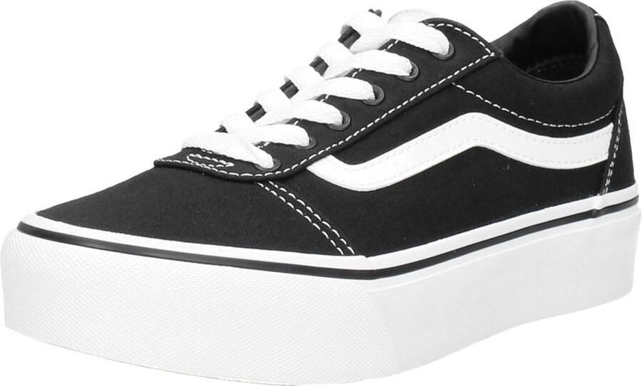 Vans Sneaker Laag My Ward Platform Canvas Black Zwart