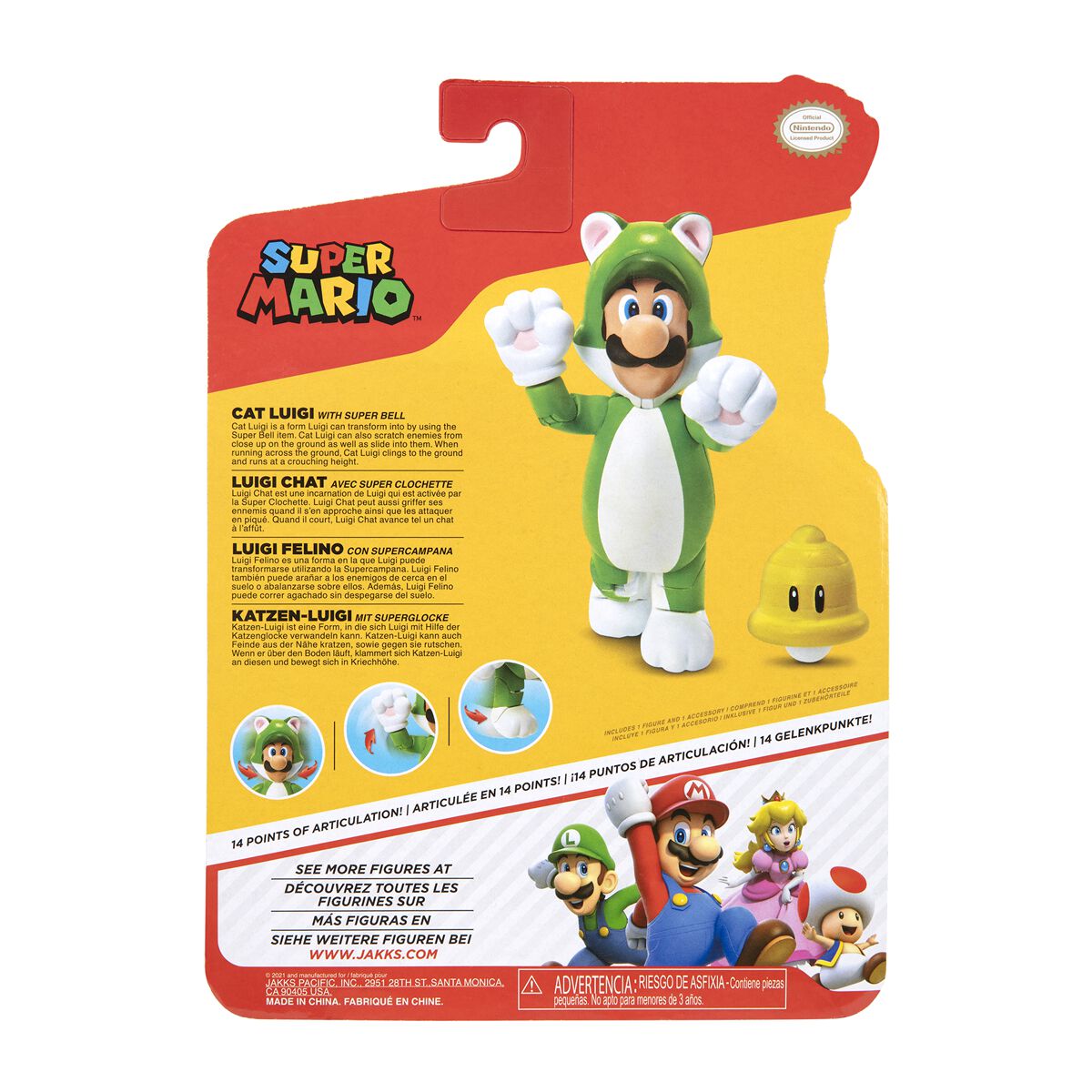 Cat Luigi | Super Mario Figurine de collection