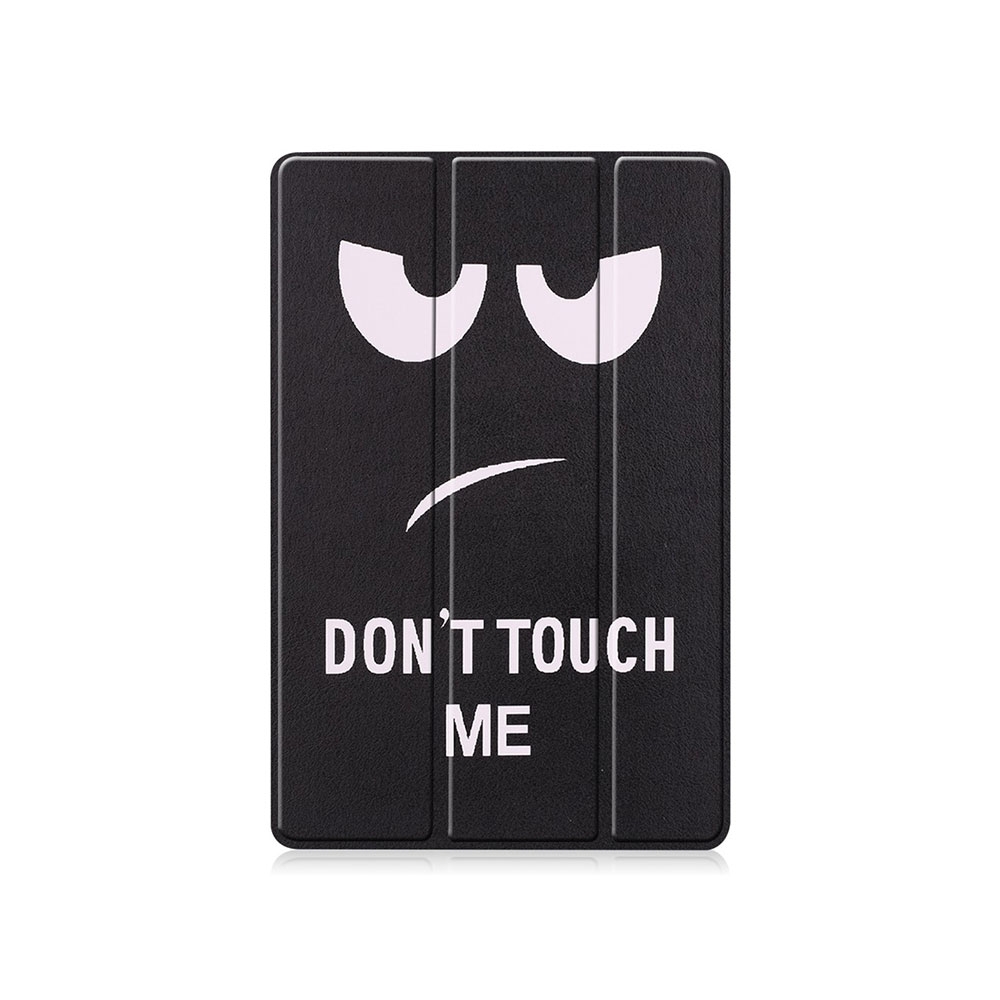 Samsung Galaxy Tab S8 / Tab S7 Leder Tasche Smart Cover Schutzhülle - Don't Touch Me